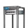 StarTech.com Armadio Server Rack con 4 staffe a Telaio Aperto 18U con profondità regolabile da 59-104cm - Rack p (4POSTRACK18U)