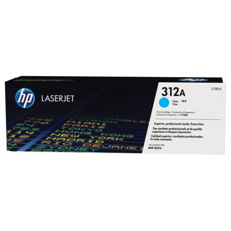 HP Cartuccia Toner ciano originale LaserJet 312A (CF381A)