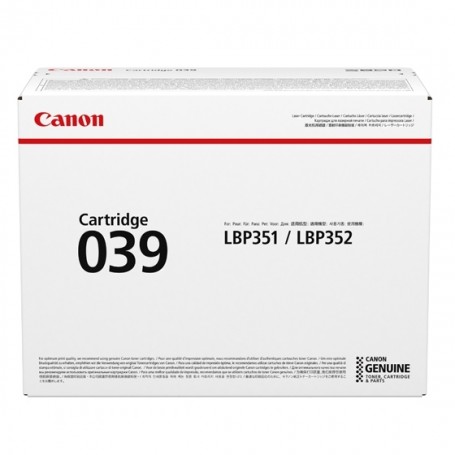 Canon 039 cartuccia toner 1 pz Originale Nero (0287C001)