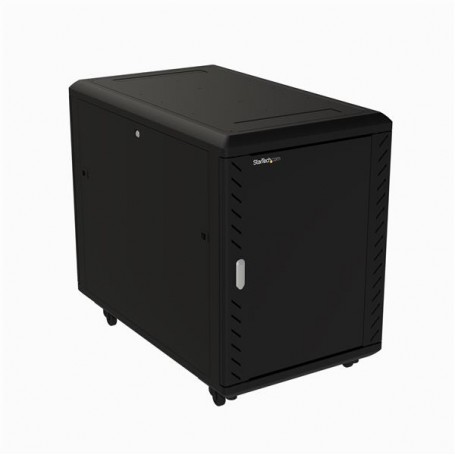 StarTech.com 15U Armadio rack per server 19" a 4 montanti - Profondità regolabile (15,24-81,2 cm) - Server rack per (RK1536BKF)