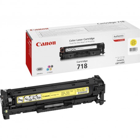 Canon CRG-718 Y cartuccia toner 1 pz Originale Giallo (2659B002)