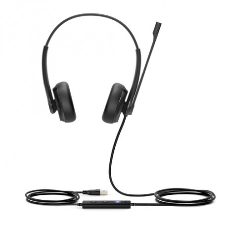 Yealink UH34 DUAL TEAMS cuffia e auricolare Padiglione auricolare USB tipo A Nero (UH34-DUAL-TEAMS)