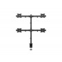 Multibrackets 3316 supporto da tavolo per Tv a schermo piatto 68,6 cm (27") Morsa/Bullone di ancoraggio Nero (MB3316)