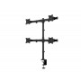 Multibrackets 3316 supporto da tavolo per Tv a schermo piatto 68,6 cm (27") Morsa/Bullone di ancoraggio Nero (MB3316)
