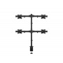 Multibrackets 3316 supporto da tavolo per Tv a schermo piatto 68,6 cm (27") Morsa/Bullone di ancoraggio Nero (MB3316)