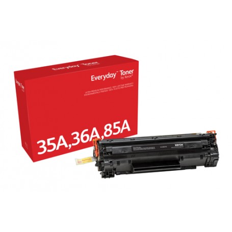 Everyday Toner Nero, HP CB435A/ CB436A/ CE285A/ CRG-125 a Xerox, 2000 pagine- (006R03708)