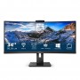MON 34"VA CURVO 21:9 WQHD WEBCAM MM PHILIPS 346P1CRH HDMI DP USBC REG (346P1CRH/00) (346P1CRH)