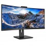 MON 34"VA CURVO 21:9 WQHD WEBCAM MM PHILIPS 346P1CRH HDMI DP USBC REG (346P1CRH/00) (346P1CRH)