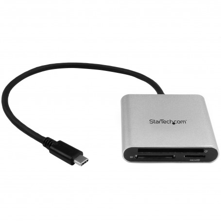 StarTech.com Lettore Multischede esterno per Flash Card SD/MMC/CF USB 3.1 ( Tipo-C ) Gen 1 (5Gbps) (FCREADU3C)