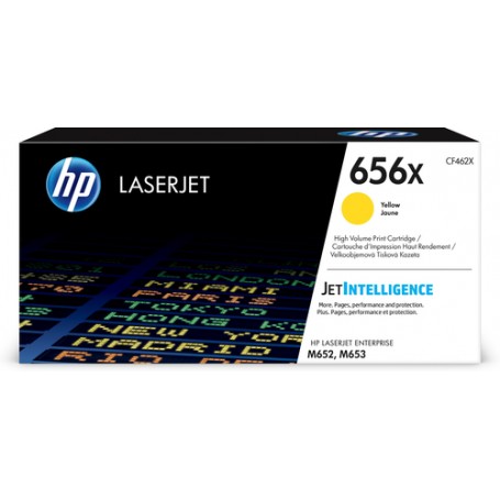 HP Cartuccia toner giallo originale ad alta capacità LaserJet 656X (CF462X)
