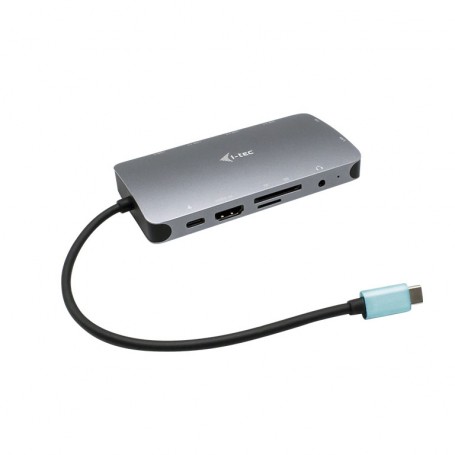 I-TEC NANO DOCKING STATION USB-C HDMI-VGA CON PORTA LAN, POWER DELIVERY 100W, RIVESTIMENTO IN METALLO (C31NANODOCKVGAPD)