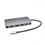 I-TEC NANO DOCKING STATION USB-C HDMI-VGA CON PORTA LAN, POWER DELIVERY 100W, RIVESTIMENTO IN METALLO (C31NANODOCKVGAPD)