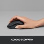 Logitech M220 Silent mouse Ambidestro RF Wireless Ottico 1000 DPI (910-004878)