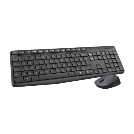 Logitech MK235 tastiera RF Wireless QWERTY Italiano Nero (920-007913)