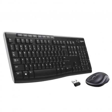 Logitech MK270 tastiera RF Wireless QWERTY Italiano Nero (920-004512)