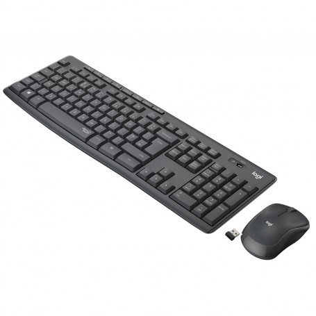 Logitech MK295 Silent Wireless Combo tastiera RF Wireless QWERTY Italiano Nero (920-009797)