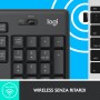Logitech MK295 Silent Wireless Combo tastiera RF Wireless QWERTY Italiano Nero (920-009797)