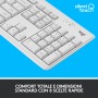Logitech MK295 Silent Wireless Combo tastiera RF Wireless QWERTY Italiano Bianco (920-009821)