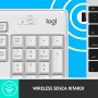 Logitech MK295 Silent Wireless Combo tastiera RF Wireless QWERTY Italiano Bianco (920-009821)