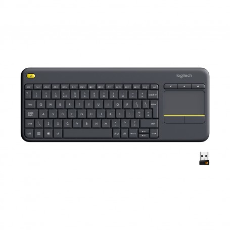 Logitech K400 Plus tastiera RF Wireless QWERTY Italiano Nero (920-007135)