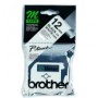Brother Labelling Tape - 12mm, Black/White, Blister nastro per etichettatrice M (MK231BZ)