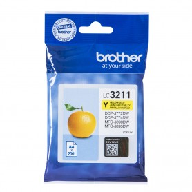 Brother LC-3211Y cartuccia d'inchiostro Originale Resa standard Giallo (LC3211Y)