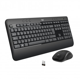 Logitech MK540 ADVANCED Wireless Keyboard and Mouse Combo tastiera USB QWERTY Italiano Nero, Bianco (920-008679)