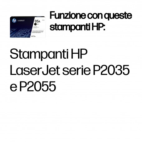 HP Cartuccia Toner originale nero LaserJet 05A (CE505A)