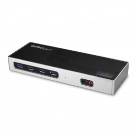 StarTech.com Dock USB-C e USB-A - Dock doppio monitor DisplayPort + HDMI 4K 60Hz - Docking station ibrida USB 3.0 per (DK30A2DH)