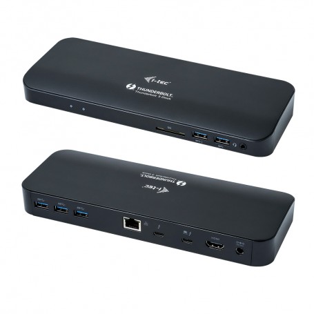 i-tec Metal Thunderbolt 3 Dual 4K Docking Station + Power Delivery 65W (TB3HDMIDOCKIT)