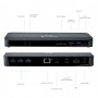 i-tec Metal Thunderbolt 3 Dual 4K Docking Station + Power Delivery 65W (TB3HDMIDOCKIT)