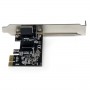 StarTech.com Scheda di Rete Ethernet PCI express x4 ad 1 porta da 10Gb - Adattatore PCIe NIC Gigabit Ethernet a do (ST1000SPEX2)
