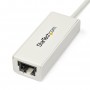 StarTech.com Adattatore di rete NIC USB 3.0 a Ethernet Gigabit - Bianco (USB31000SW)
