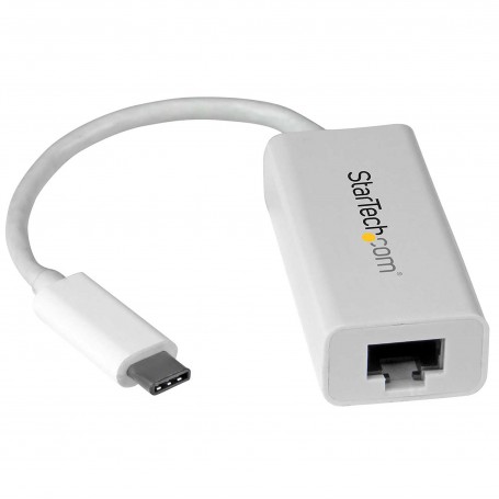 StarTech.com Adattatore di rete USB-C a RJ45 Gigabit Ethernet - USB 3.1 Gen 1 - (5 Gbps) - Bianco (US1GC30W)