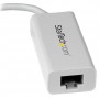 StarTech.com Adattatore di rete USB-C a RJ45 Gigabit Ethernet - USB 3.1 Gen 1 - (5 Gbps) - Bianco (US1GC30W)