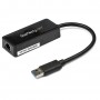 StarTech.com Adattatore USB 3.0 a Ethernet Gigabit NIC con porta USB - Nero (USB31000SPTB)