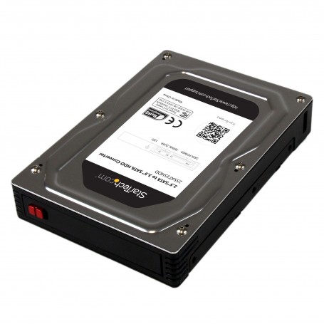 StarTech.com Box esterno adattatore per dischi rigidi SATA da 2,5" a 3,5" in alluminio con altezza massima SSD / HD (25SAT35HDD)