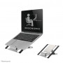 Ergoline 60001230 carrello e supporto multimediale Nero, Argento Notebook/Tablet (NSLS100)