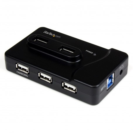 StarTech.com Hub combo USB 3.0/2.0 a 6 porte con porta di caricamento (ST7320USBC)