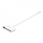StarTech.com Hub USB 3.0 a 3 porte con Gigabit Ethernet - USB-C a 3x USB-A - Bianco (HB30C3A1GEA)