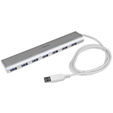StarTech.com Hub USB 3.0 a 7 porte compatto con cavo integrato (ST73007UA)