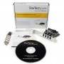 StarTech.com Adattatore scheda controller PCI Express PCIe SuperSpeed USB 3.0 a 4 porte con UASP - Alimentazione SA (PEXUSB3S4V)