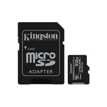 Kingston Technology Canvas Select Plus 512 GB SDXC UHS-I Classe 10 (SDCS2/512GB)