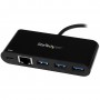 StarTech.com Adattatore di rete USB-C a Ethernet a 3 porte - Hub USB 3.0 con Power Delivery (US1GC303APD)
