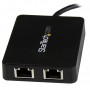 StarTech.com Adattatore di Rete USB-C a doppia uscita Ethernet Gigabit con porta USB tipo-A (US1GC301AU2R)