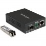 StarTech.com Convertitore multimediale compatto Gigabit Ethernet a Fibra multimodale - 850 nm LC - 550 m (MCM1110MMLC)