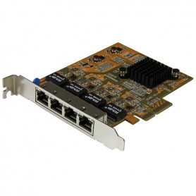 StarTech.com Adattatore Scheda di Rete Ethernet Gigabit PCI express PCIe NIC a 4 porte (ST1000SPEX43)