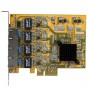 StarTech.com Adattatore Scheda di Rete Ethernet Gigabit PCI express PCIe NIC a 4 porte (ST1000SPEX43)