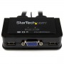 StarTech.com Switch Commutatore KVM USB VGA a 2 porte - Alimentato via USB con pulsante di commutazione a distanza (SV211USB)
