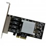 StarTech.com Scheda di rete PCIe Gigabit Power over Ethernet a 4 porte - Adattatore PCI express - Intel I350 NIC (ST4000SPEXI)
